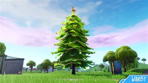 Fortnite Battle Royale - All Holiday Tree Locations Guide (14 Days of Fortnite) - YouTube