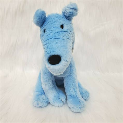 11" Kohls Mac Blue Dog Plush Clifford The Big Red Dog Stuffed Animal Toy B219 - Other