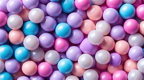 Premium AI Image | a pile of colorful balls