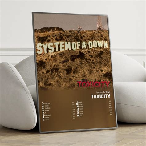 System of A Down Toxicity Album Cover Poster Wall Art, System of a Down, Toxicity - Etsy UK