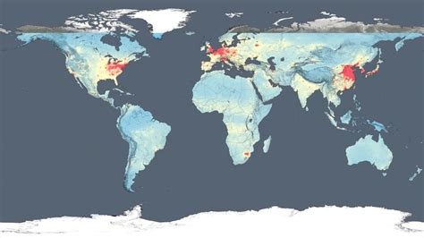 La NASA presenta el mapamundi de la contaminación vista por satélite