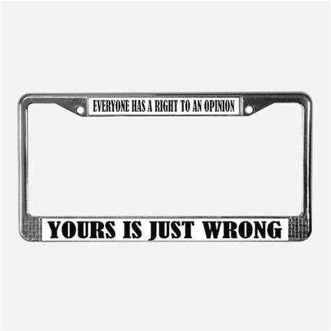 Funny License Plate Frames | CafePress