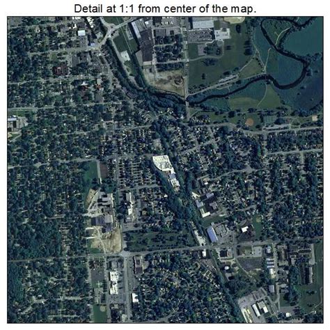 Aerial Photography Map of West Bend, WI Wisconsin