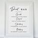 Minimalist Donut Bar Sign Template Donut Bar Wedding Sign - Etsy