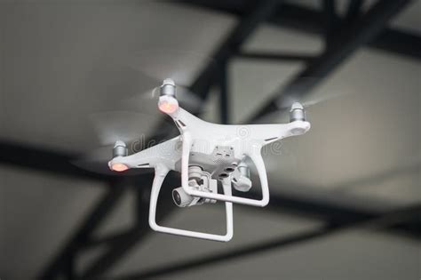 Uav Drone Copter Flying with High Resolution Digital Camera Stock Image ...