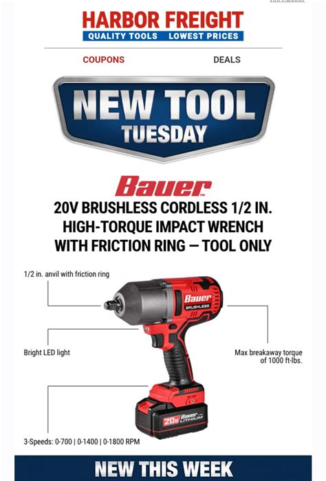 Bauer Electric Impact Wrench Flash Sales | nhvac.com