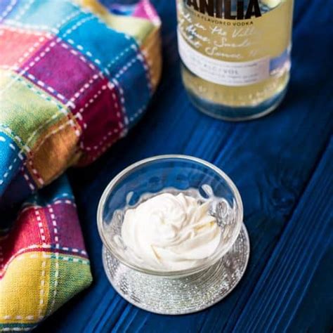 How to Make Homemade Vanilla Vodka Flavored Whipped Cream