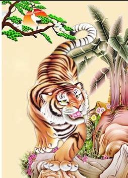 In China, The Tiger Is Considered The King of All Beasts and Represents Powerful Energy-Made-in ...