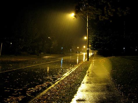 Empty Street at Night | Late Night Alumni - Empty Streets | Rainy night ...