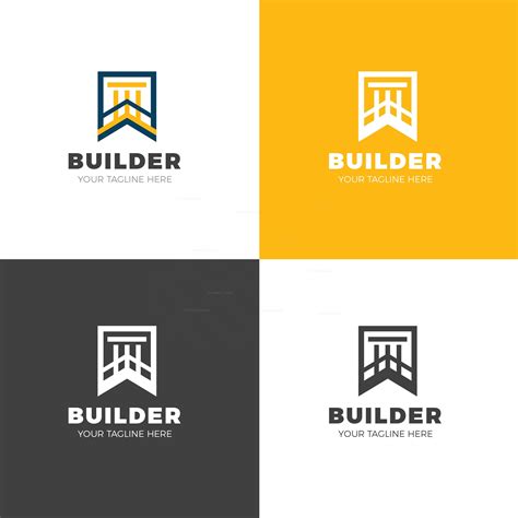 Builder Creative Logo Design Template – Graphic Mega | Graphic Templates Store