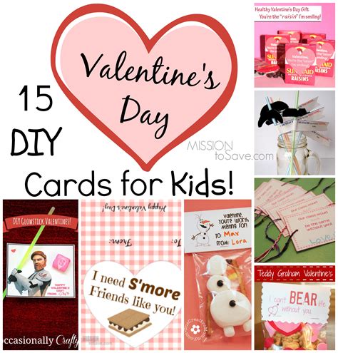 15 DIY Valentine Day Cards for Kids - Mission: to Save