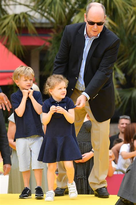 Prince Albert Steps Out with Twins Princess Gabriella and Prince ...