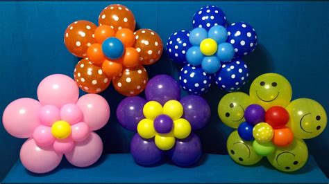 Dollar Store Balloon Décor! Easy Giant Flowers - YouTube