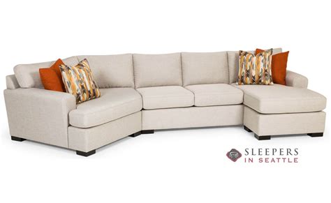 Customize and Personalize 390 Chaise Sectional Fabric Sofa by Stanton | Chaise Sectional Size ...