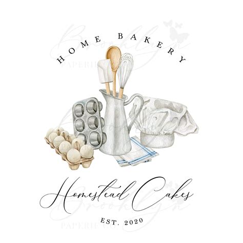 Modern Bakery, Home Bakery Business, Baking Logo Design, Chef Logo ...