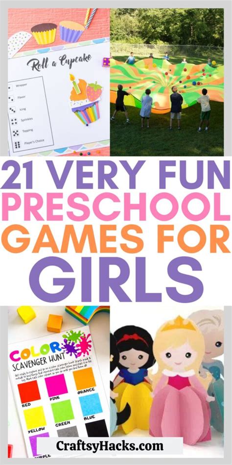 21 Preschool Games for Girls to Play - Craftsy Hacks