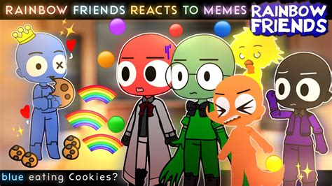 🌈Rainbow Friends React To Animations! Red,Blue,Orange,Yellow,Green ...