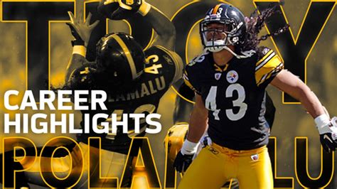 Former Pittsburgh Steelers safety Troy Polamalu career highlights | NFL ...