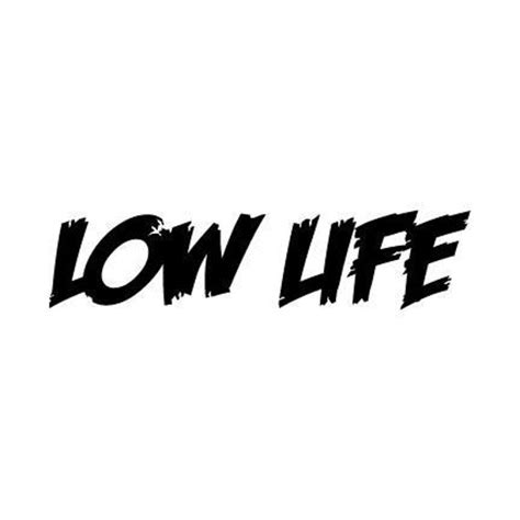 Items similar to Low Life Vinyl Sticker on Etsy