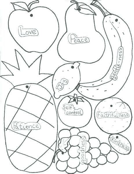 Fruit Of The Spirit Printable Coloring Pages