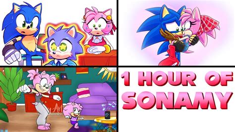 1 HOUR of Sonamy 10 Years Later - Sonic x Amy Comic Dub MEGA COMP - YouTube