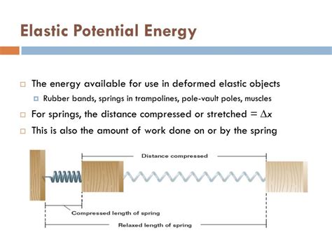 PPT - Elastic Potential Energy and Hooke’s Law PowerPoint Presentation ...