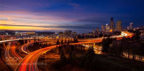 Seattle Night Sky by dss1960 | Night skies, Sky, Architecture