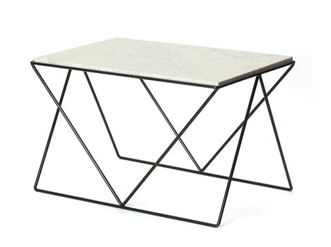Wrought Iron and Marble End Table by Darrell Landrum For Sale at 1stdibs