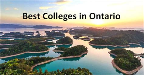 Best Colleges in Ontario 2018-19 - HelpToStudy.com