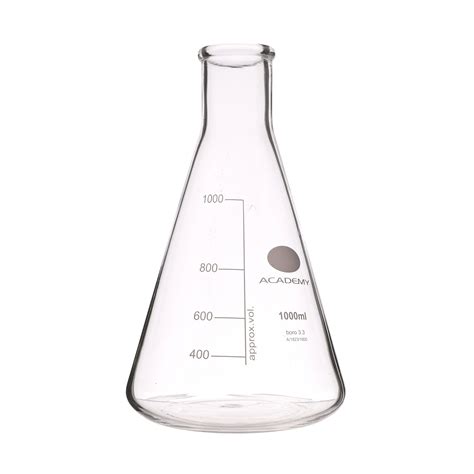 B8R07249 - Academy Heavy Duty Conical Flask - 1000ml - Pack of 6 | Philip Harris