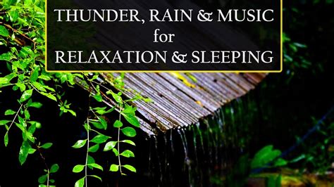 WHITE NOISE / Rain/Thunder & Music for Sleeping and Relaxation - YouTube