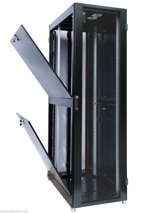 42U Internet/Network Server Cabinet 19 inch Installation 1000mm Server Fan - Raising Electronics