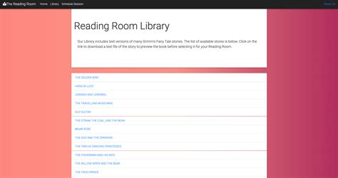 The Reading Room | Devpost