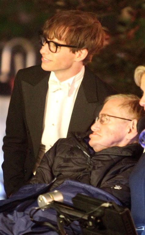 Eddie Redmayne as Stephen Hawking Meets Stephen Hawking | E! News