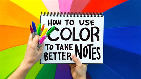 4 Ways To Use Color For The Best System Of Note Taking — Ink Factory