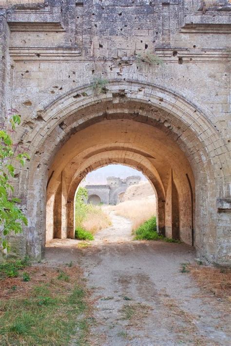 Gates in Fortress in Kerch, Crimea Stock Photo - Image of clear, autumn ...