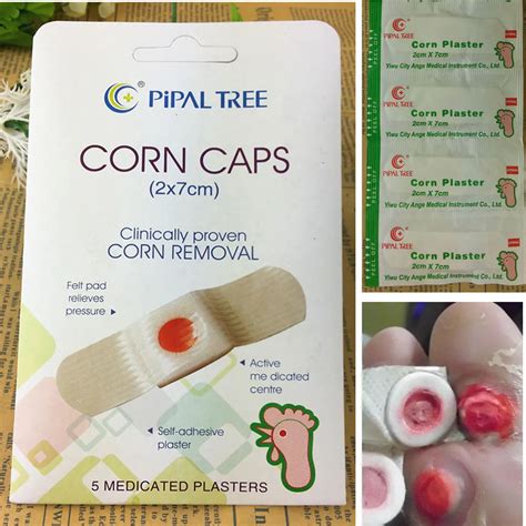 30pcs/6box Foot Corn Removal Plaster Effects Corn Plaster Painless Feet ...