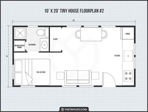 Floor Plans For Tiny Houses - Home Alqu