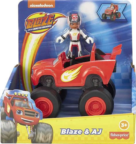 Fisher Price Blaze the Monster Machines Blaze AJ Figure Vehicle - ToyWiz