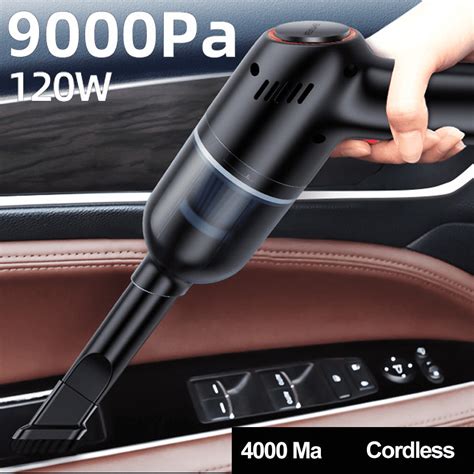 9000Pa Wireless Car Vacuum Cleaner, Cordless Handheld Auto Vacuum, Home ...