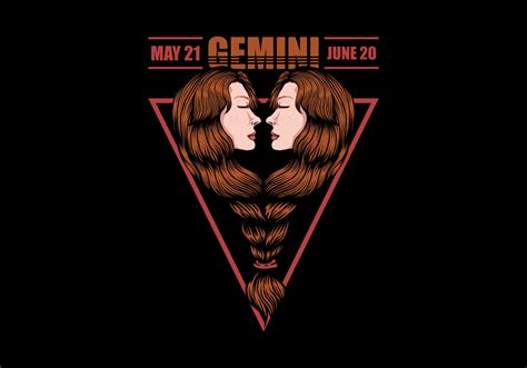 Gemini zodiac sign 686192 Vector Art at Vecteezy