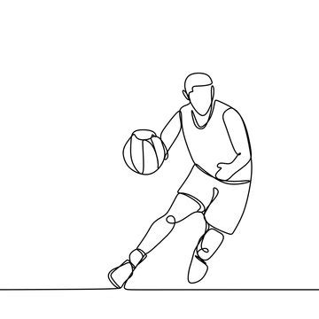 Basketball Player Drawing