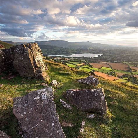 Remnants of an old iron age hill fort on Mynydd Llangorse by @wallywanders | Visit wales, Iron ...