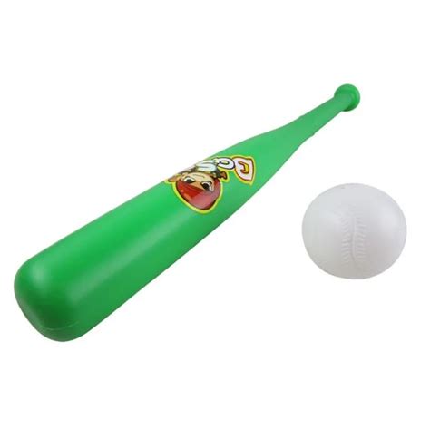 Kids Plastic Baseball Bat Toys Indoor Soft Super Safe T Ball Set for ...