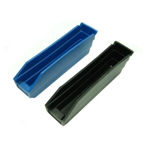 (Lot of 60) Quantum Storage Systems QSB100 Black and Blue Storage Shelf ...