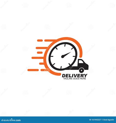 Delivery Car Logo Design Vector Template Stock Vector - Illustration of ...