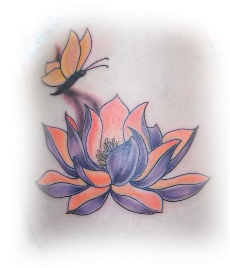 INK TATTOO: Lotus/butterfly tattoo...