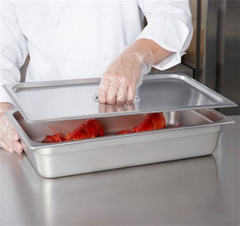 Choice Full Size Stainless Steel Solid Steam Table / Hotel Pan Cover (4070110) | SOCOLD PRODUCTS ...