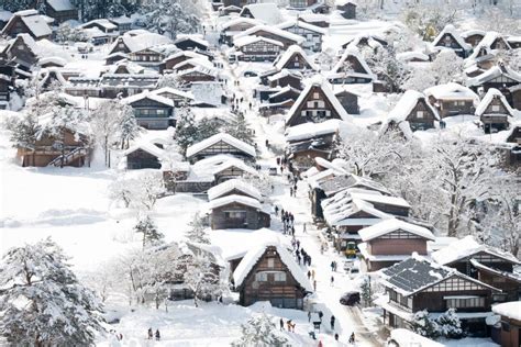 Shirakawa Go Village in Winter, Shirakawa Go, Japan Stock Image - Image ...