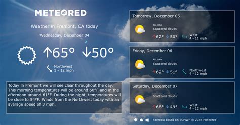 Fremont, CA Weather 14 days - Meteored